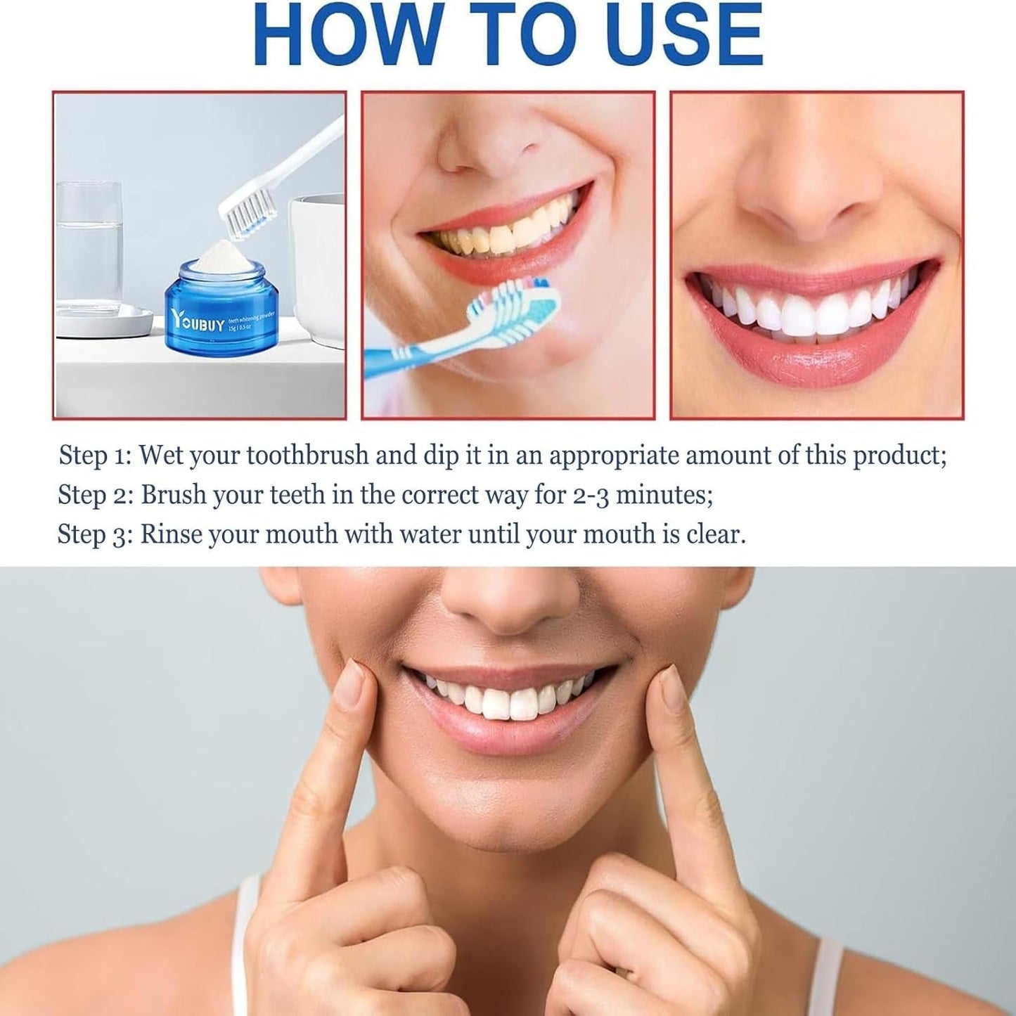 Natural Teeth Whitening Powder for a Radiant Smile