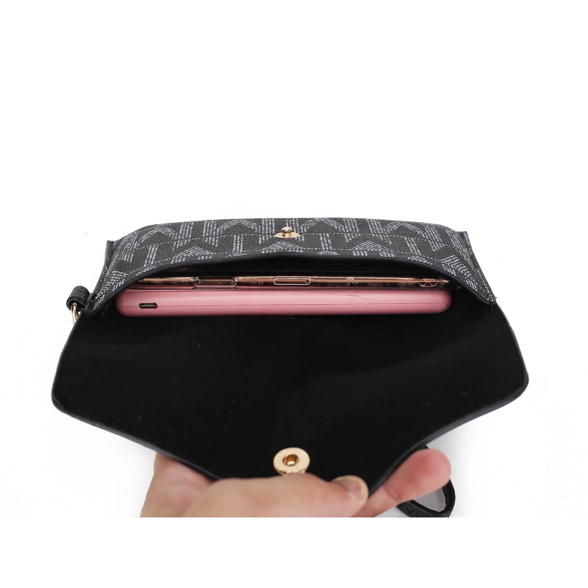 by Mia K. Marimar Women'S Tote Bag with Pouch and Wristlet, Signature 4 Piece Set - Tan